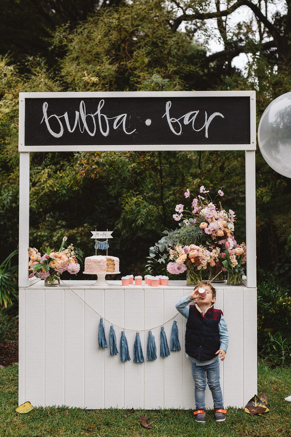 Blush and blue Mother's Day brunch Wedding Inspiration