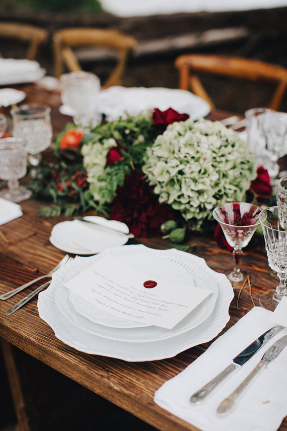 Rustic tablescape
