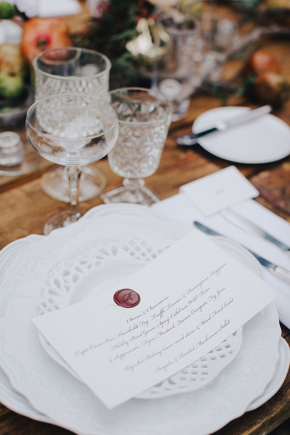 Rustic tablescape