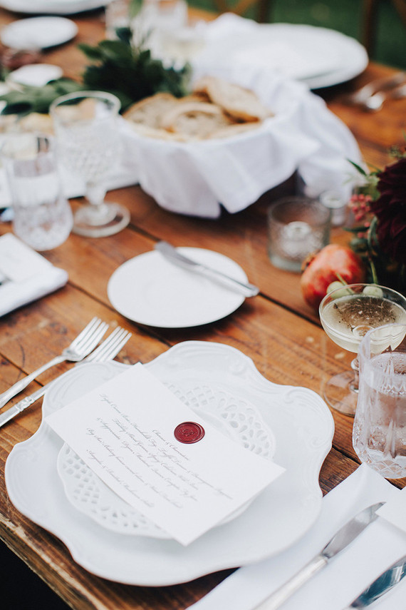 Rustic tablescape