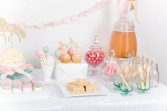 Pastel unicorn 1st birthday