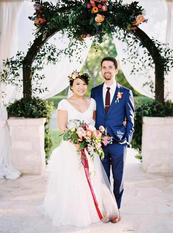 Garden inspired Texas wedding