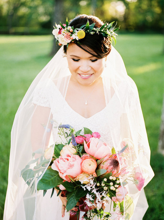 Garden inspired Texas wedding