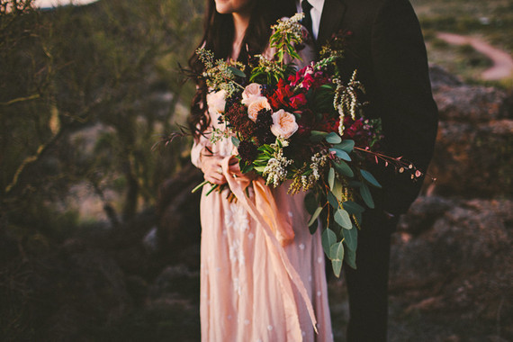 Bohemian Arizona desert wedding inspiration