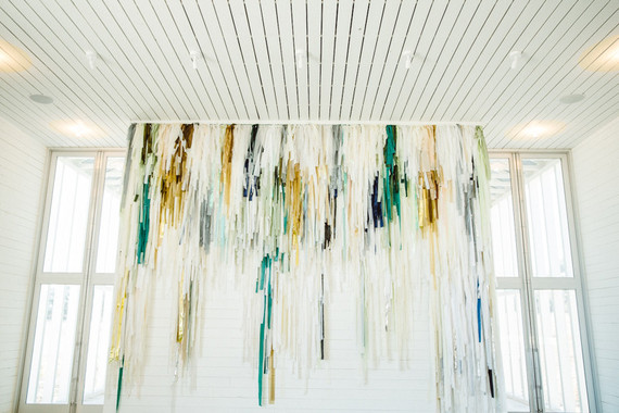 Ribbon backdrop