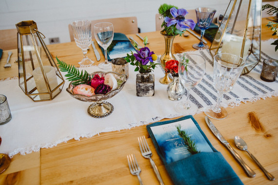 Modern bohemian wedding