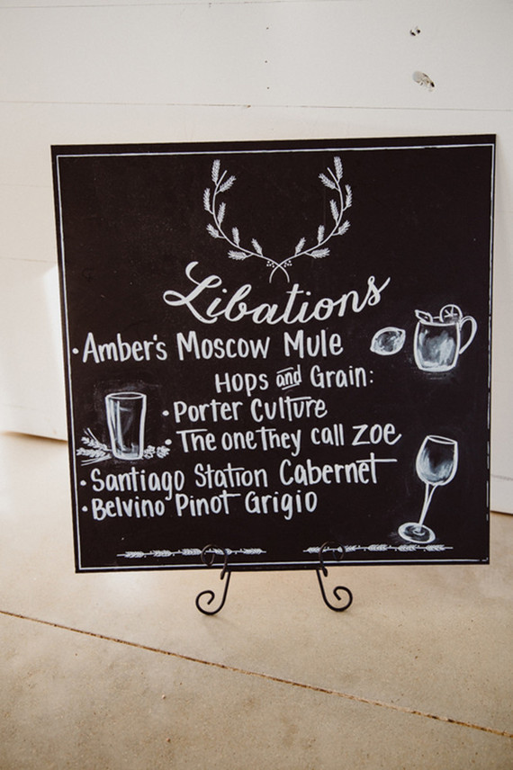 Cocktail signage