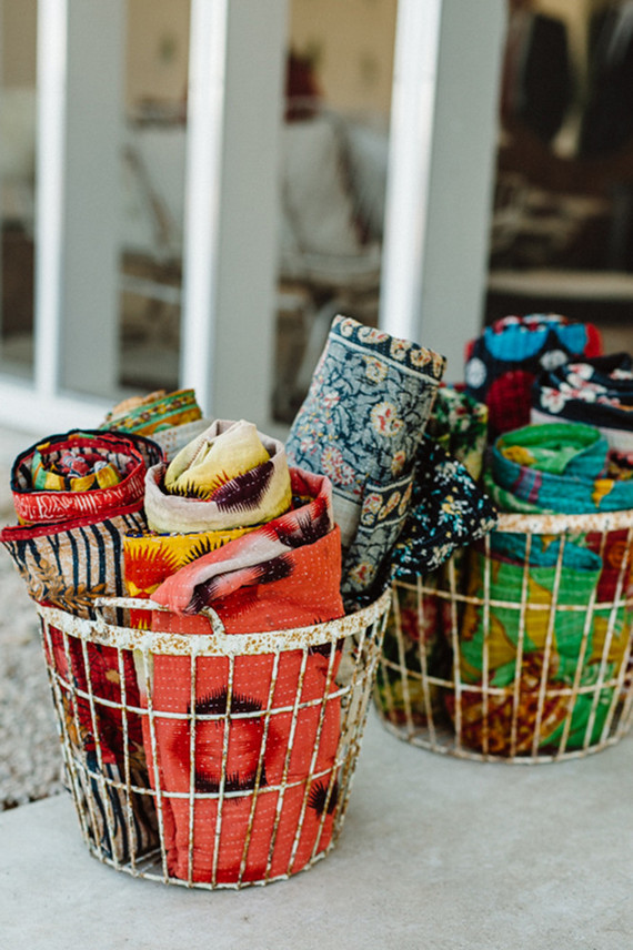 Bohemian wedding blankets