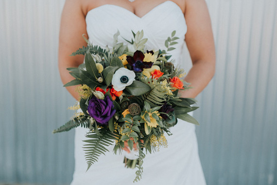 Winter bridal bouquet