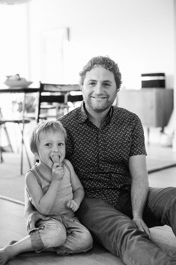 Family photos at home in Los Angeles