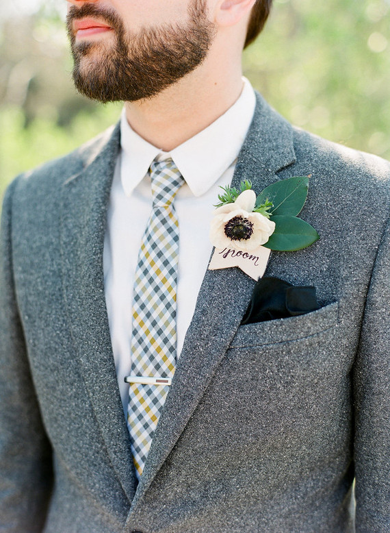 Anenome boutonnieres Inspiration