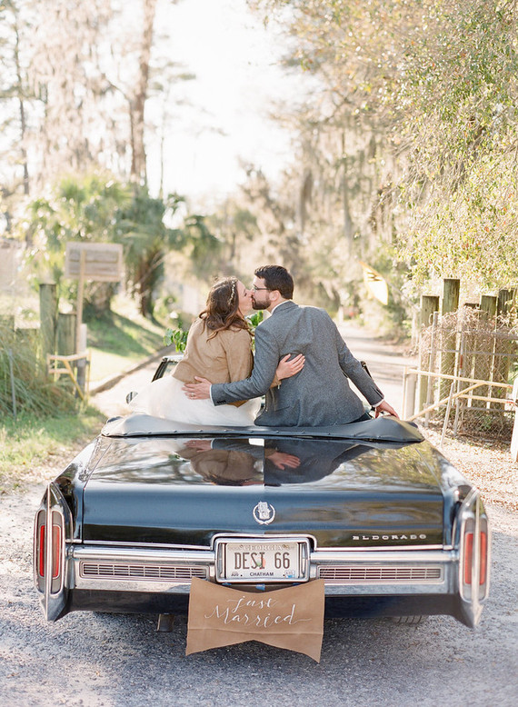 Just married sign