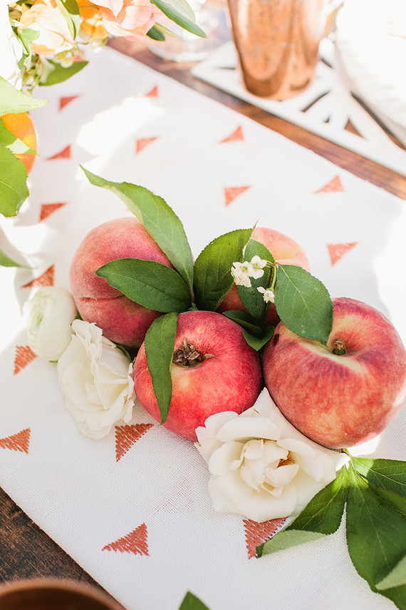 Peach Mother's Day brunch