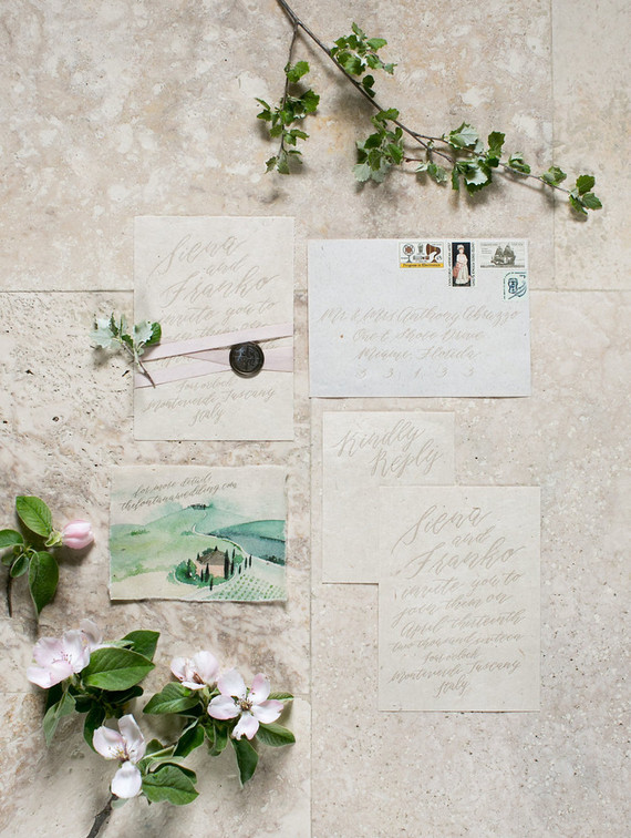 Romantic Tuscan wedding inspiration