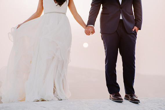 Santorini elopement