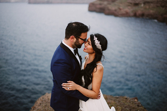 Santorini elopement