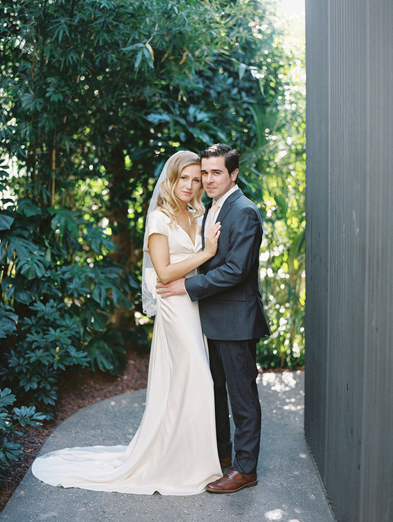 Tropical Downtown LA wedding