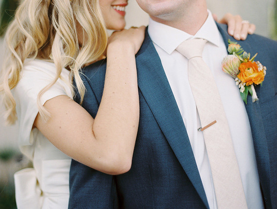 Tropical Downtown LA wedding