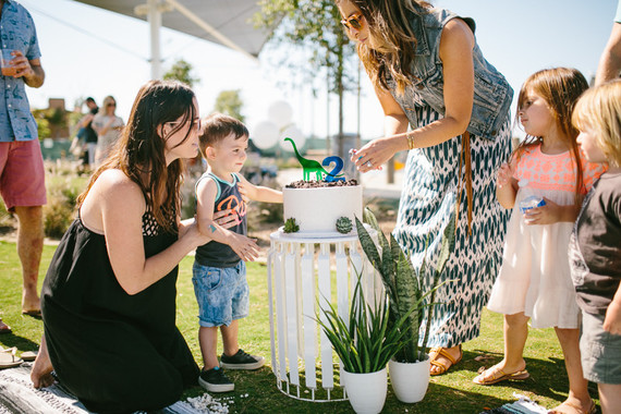 Modern dinosaur 2nd birthday Inspiration