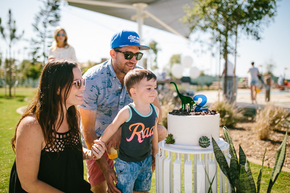 Modern dinosaur 2nd birthday Inspiration
