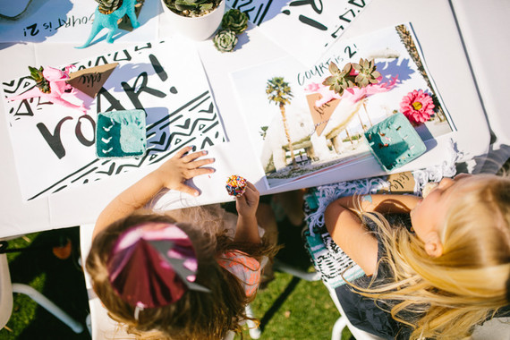 Modern dinosaur 2nd birthday Inspiration