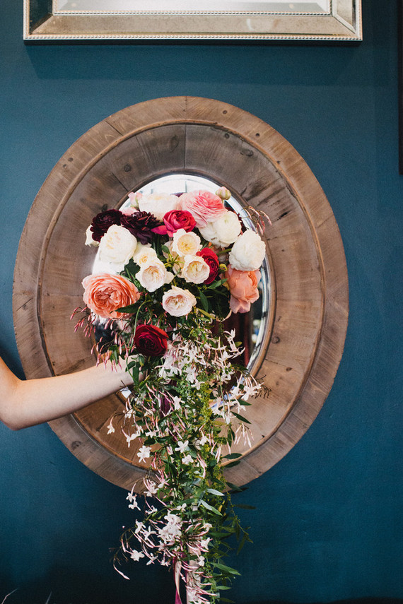 Colorful bridal bouquet