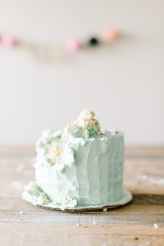 baby girl 1st birthday cake smash