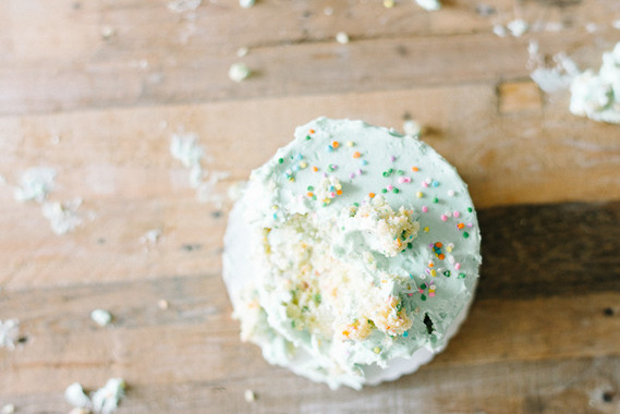 baby girl 1st birthday cake smash