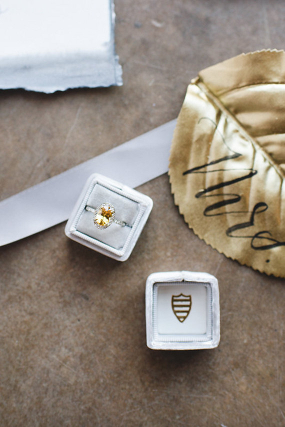 Gray and gold wedding ideas