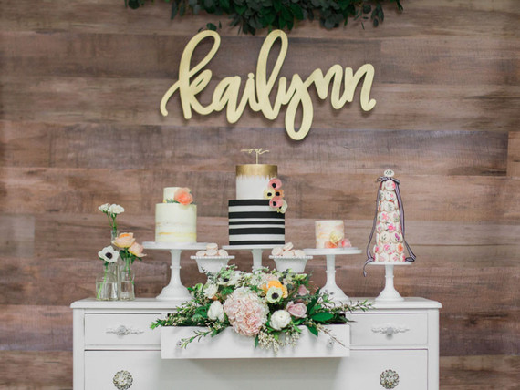 Floral Korean Dol first birthday