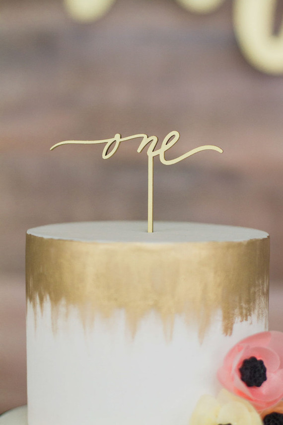 first birthday cake topper