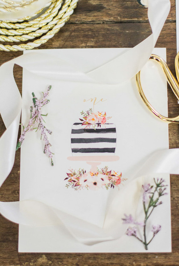 Floral Korean Dol first birthday