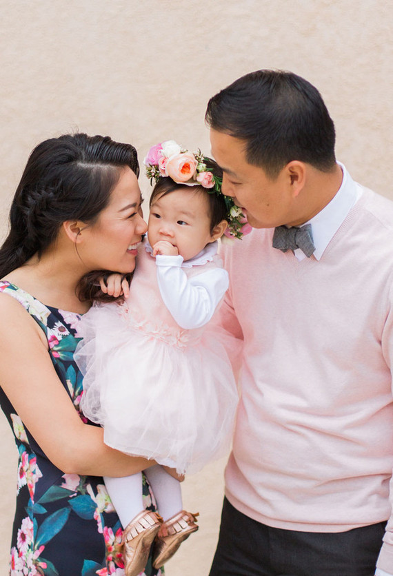 Floral Korean Dol first birthday Inspiration