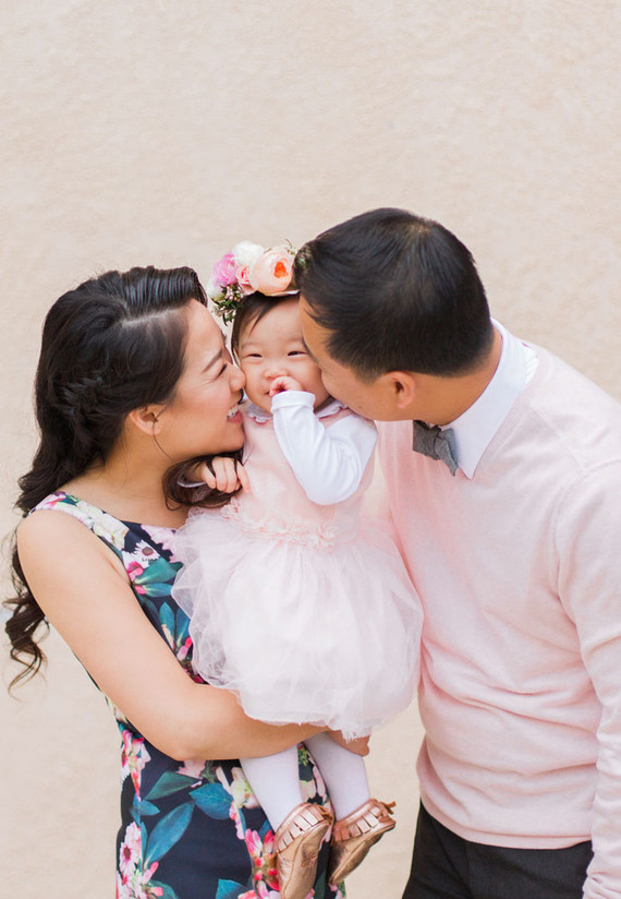 Floral Korean Dol first birthday Inspiration