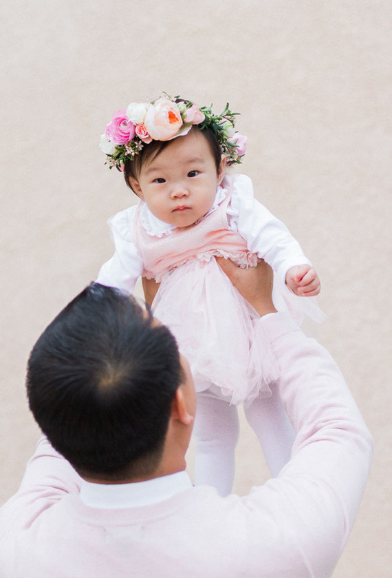 Floral Korean Dol first birthday Inspiration