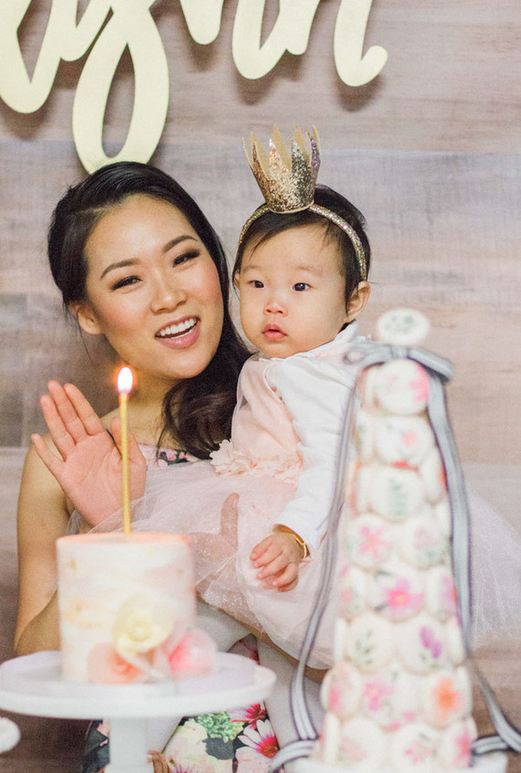 Floral Korean Dol first birthday