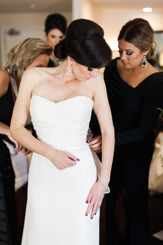 Modern wedding dress