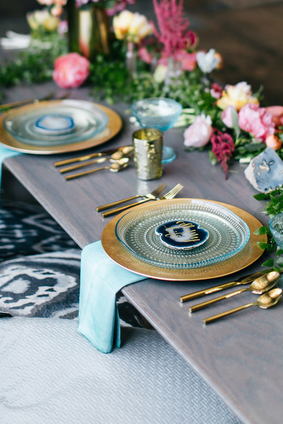 Modern bohemian wedding inspiration