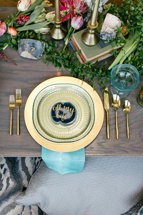 Modern bohemian wedding inspiration