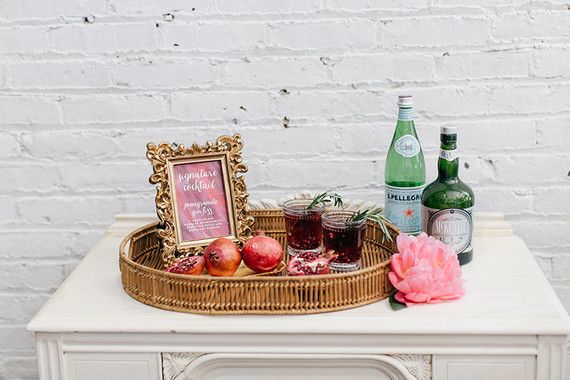 Pomegranate cocktail