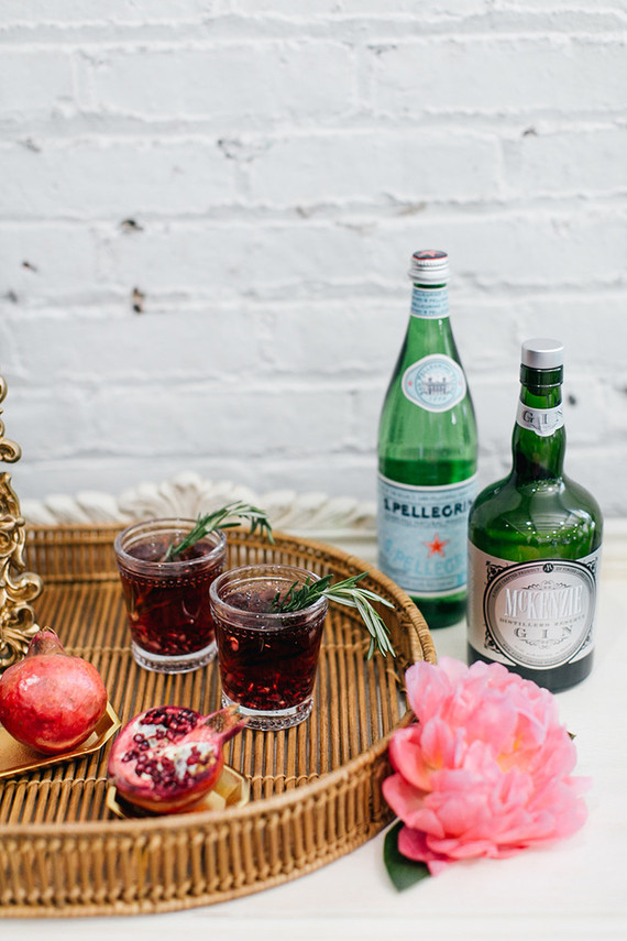 Pomegranate cocktail
