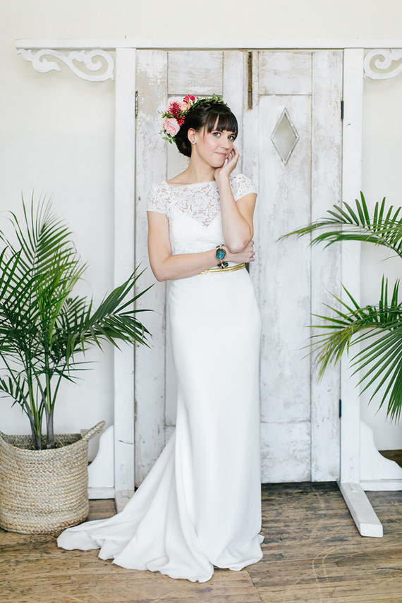 Bohemian wedding dress