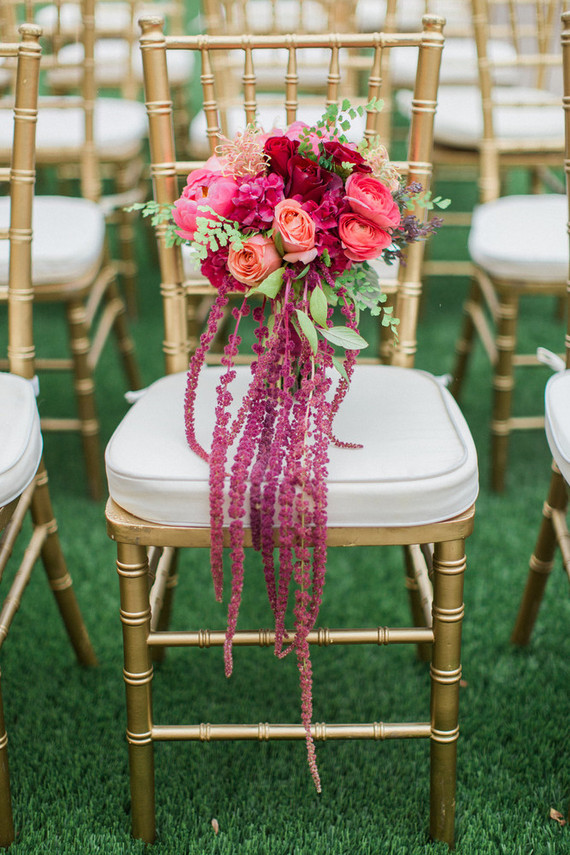 Bohemian bridal bouquet