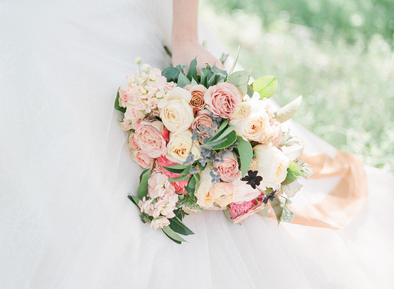 Spring bridal bouquet