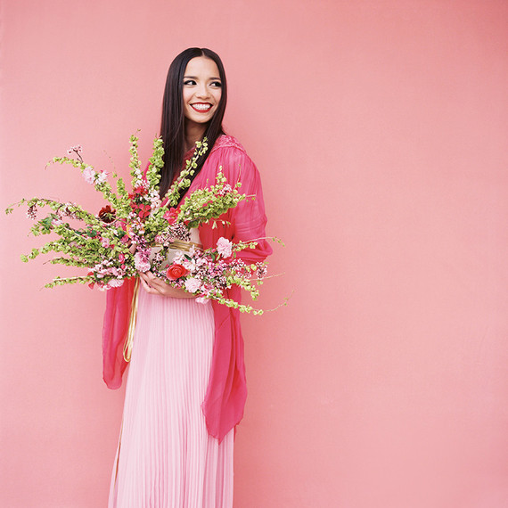 Modern Asian inspired spring wedding ideas