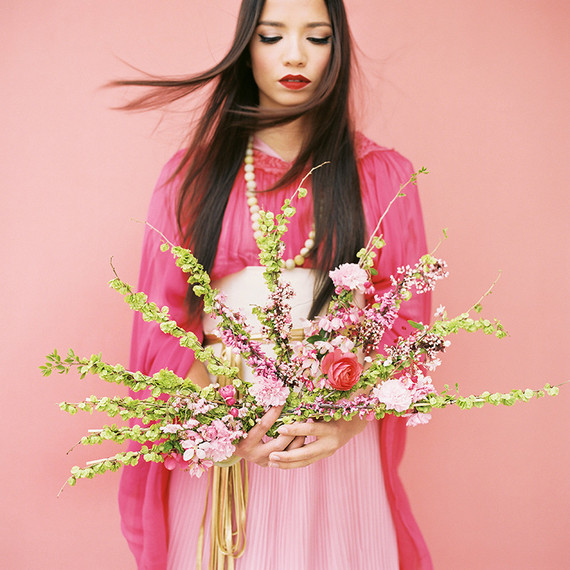 Modern Asian inspired spring wedding ideas