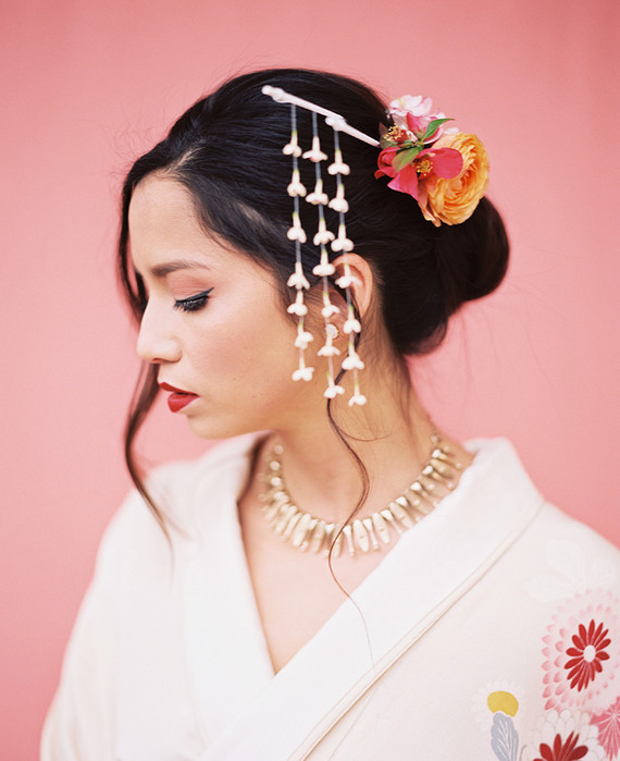 Modern Asian inspired spring wedding ideas