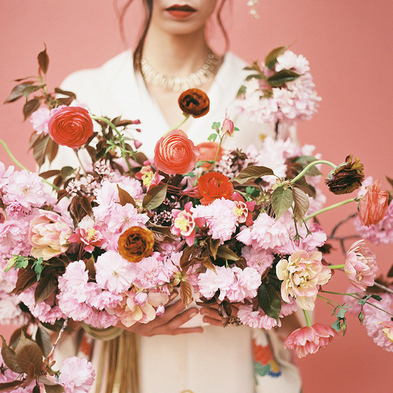 Modern Asian inspired spring wedding ideas