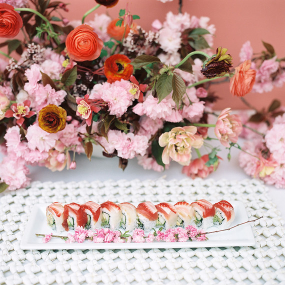 Modern Asian inspired spring wedding ideas