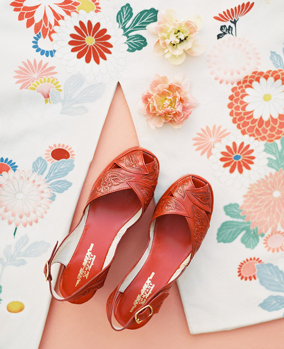 Modern Asian inspired spring wedding ideas